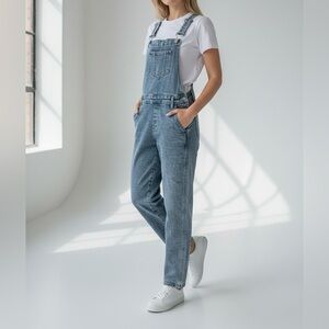 Old Navy Light Blue Denim Overalls